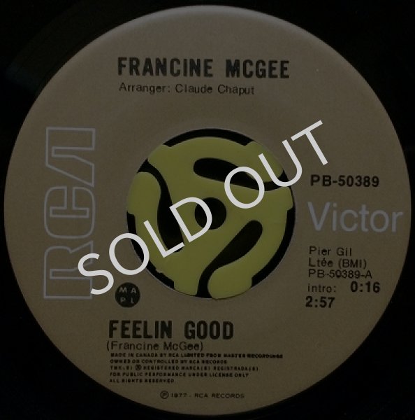 FRANCINE McGEE / FEELIN GOOD