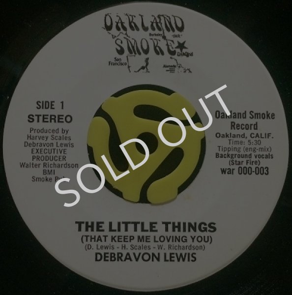 DEBRAVON LEWIS / THE LITTLE THINGS (THAT KEEP ME LOVING YOU)