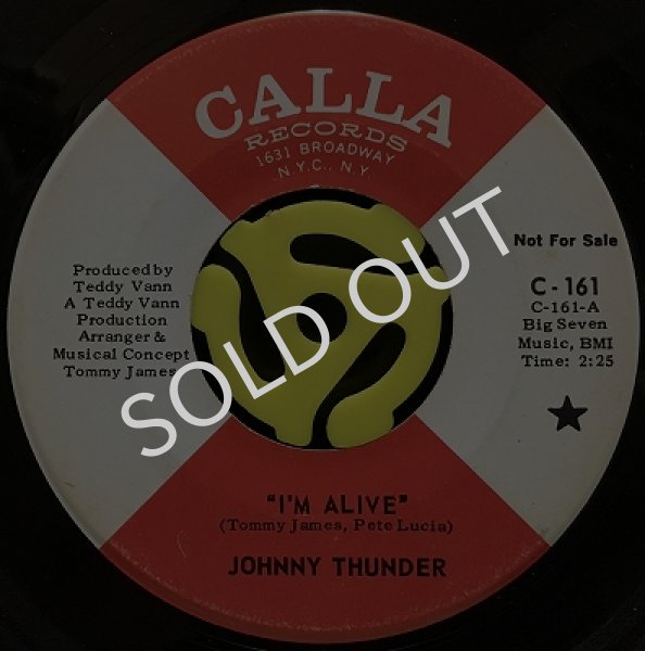 JOHNNY THUNDER / I'M ALIVE