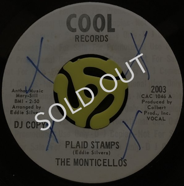 THE MONTICELLOS / PLAID STAMPS