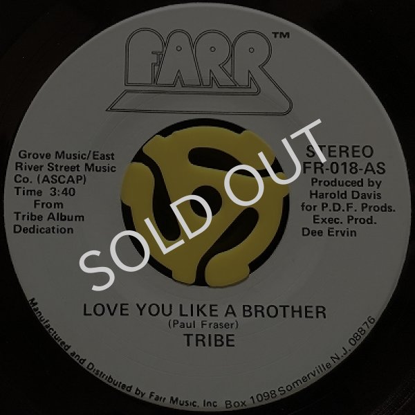TRIBE / LOVE YOU LIKE A BROTHER