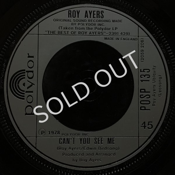 ROY AYERS / CAN'T YOU SEE ME