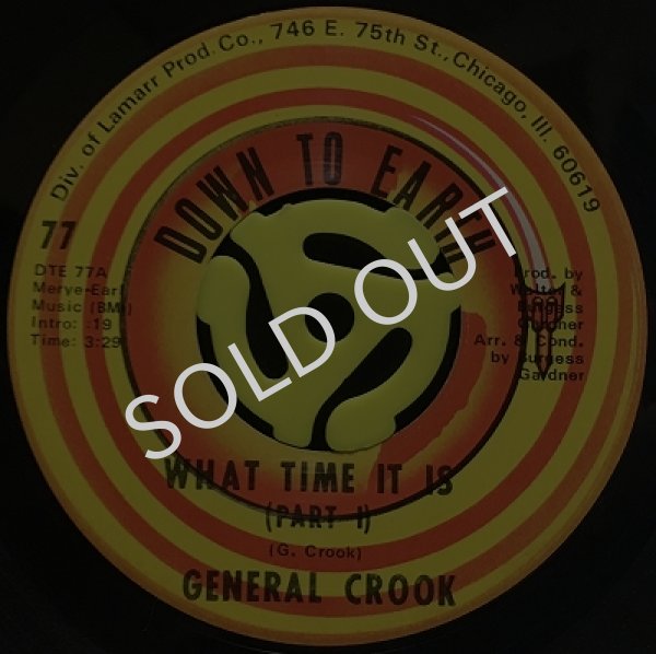 GENERAL CROOK / WHAT TIME IT IS