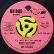 LEE BONDS - IT'S NOT BUT SO MUCH LOVE CAN DO / I'LL FIND A TRUE LOVE
