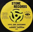 EARNEST JACKSON - LOVE AND HAPPINESS / HOGWASH
