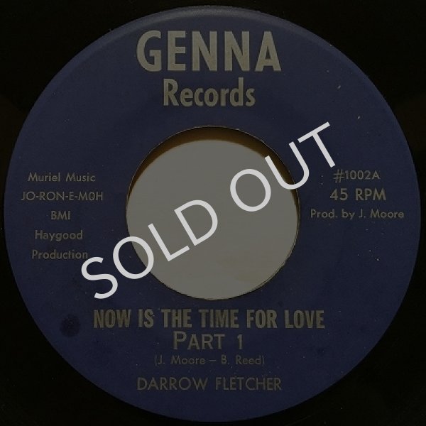 画像1: DARROW FLETCHER - NOW IS THE TIME FOR LOVE (PART 1) / NOW IS THE TIME FOR LOVE (PART 2)  (1)