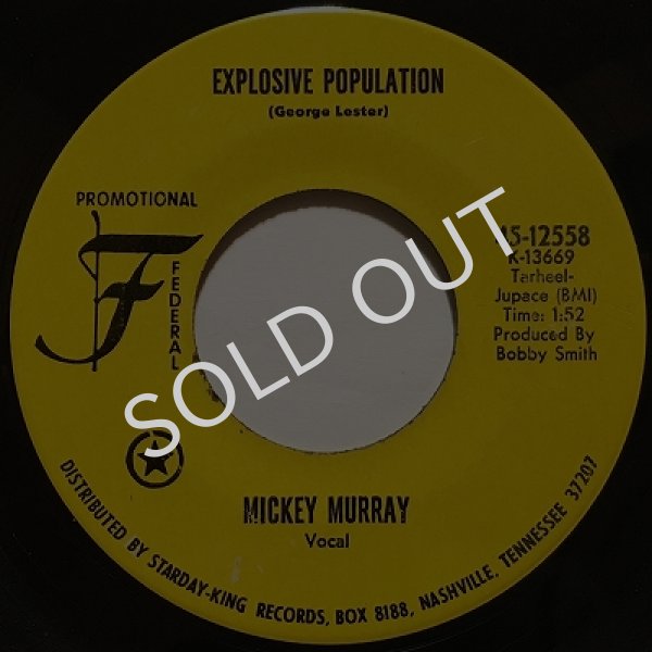 画像1: MICKEY MURRAY - EXPLOSIVE POPULATION / GOING BACK TO ALABAMA (1)