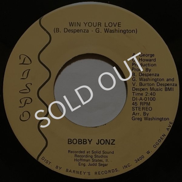 画像1: BOBBY JONZ - WIN YOUR LOVE / YOU DON'T KOW WHAT YOU'VE GOT ! (1)