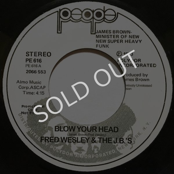 画像1: FRED WESLEY & THE JB'S / JAMES BROWN ‎- BLOW YOUR HEAD / MINDPOWER (1)