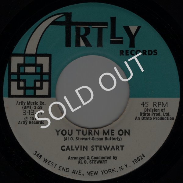 画像1: CALVIN STEWART - YOU TURN ME ON / TRY LOVING ME (I'M WILLING)  (1)
