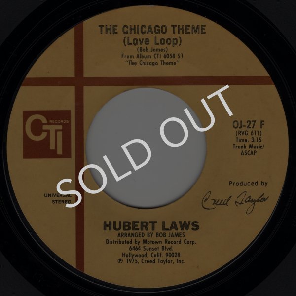 画像1: HUBERT LAWS - THE CHICAGO THEME (LOVE LOOP) / I HAD A DREAM  (1)