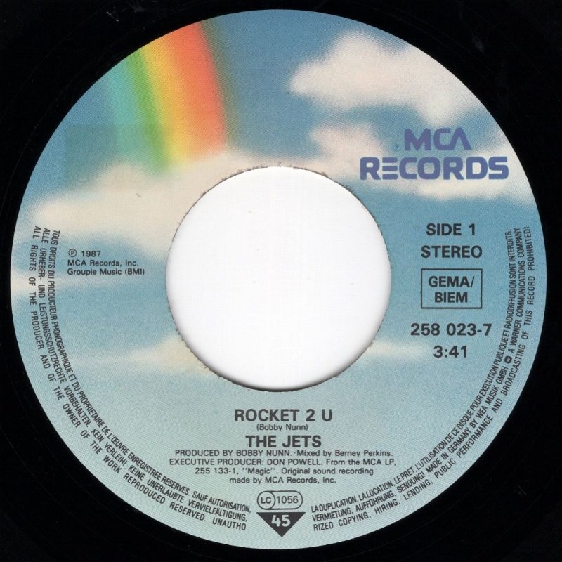 画像2: THE JETS - ROCKET 2 U / OUR ONLY CHANCE  (2)