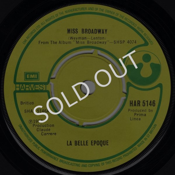 画像1: LA BELLE EPOQUE - MISS BROADWAY / LOSING YOU  (1)