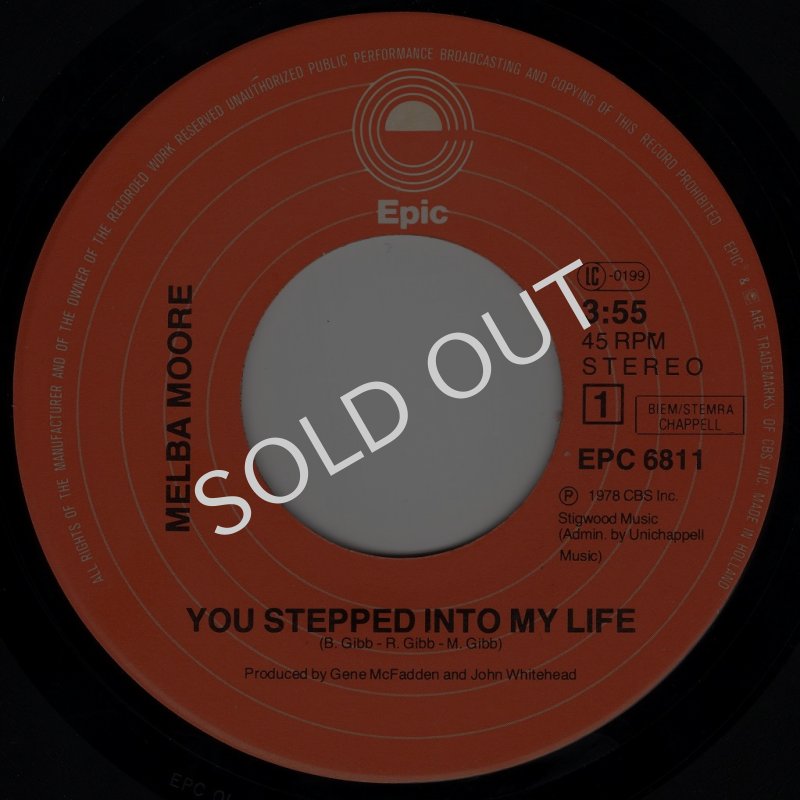 画像2: MELBA MOORE - YOU STEPPED INTO MY LIFE / THERE'S NO OTHER LIKE YOU  (2)