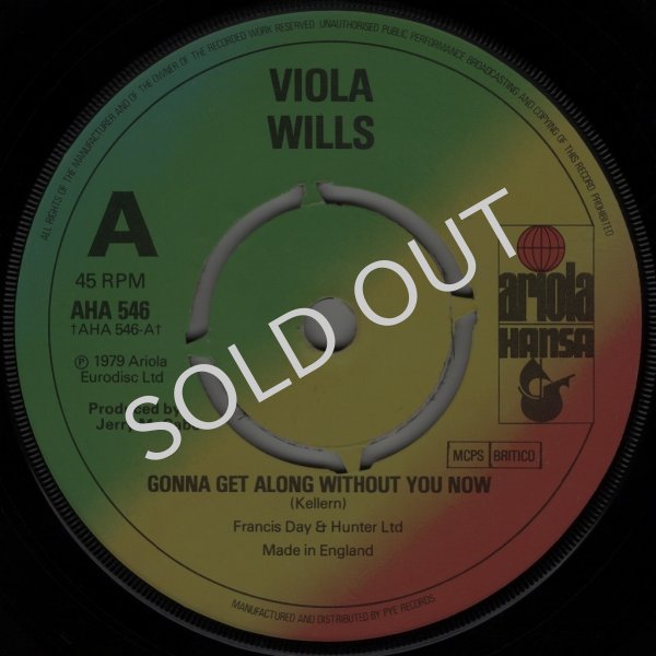 画像1: VIOLA WILLS - GONNA GET ALONG WITHOUT YOU NOW / YOUR LOVE  (1)