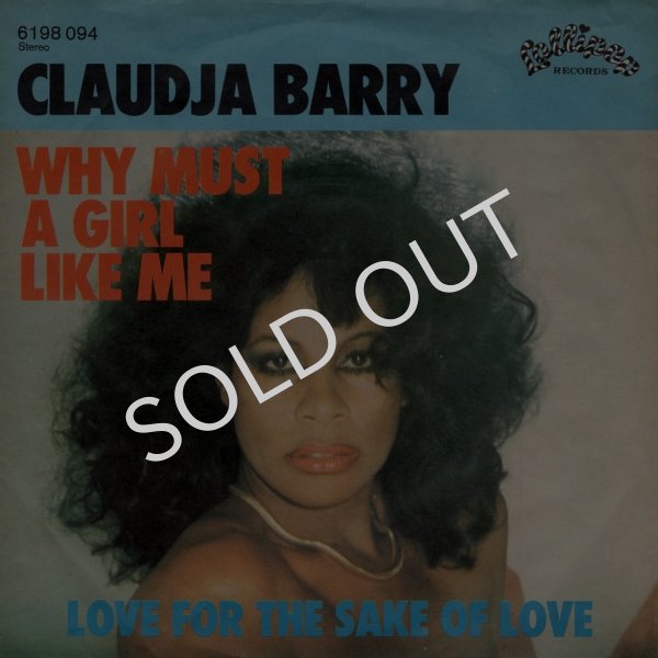画像1: CLAUDJA BARRY - WHY MUST A GIRL LIKE ME / LOVE FOR THE SAKE OF LOVE  (1)