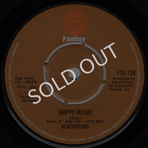 画像1: BLACKBYRDS - HAPPY MUSIC / LOVE SO FINE  (1)