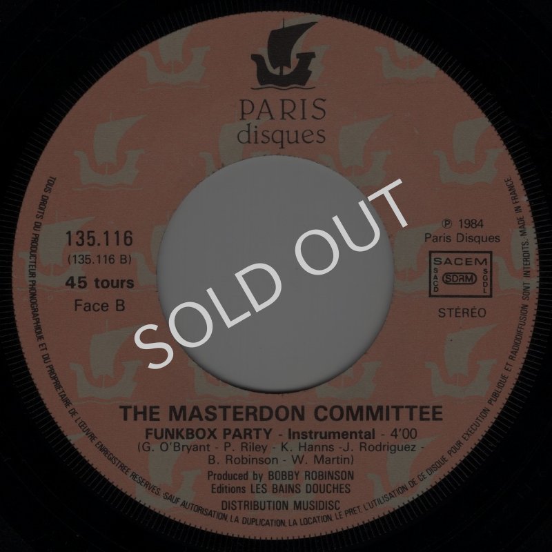 画像4: THE MASTERDON COMMITTEE - FUNKBOX PARTY / FUNKBOX PARTY (INSTRUMENTAL)  (4)