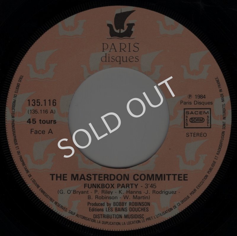 画像3: THE MASTERDON COMMITTEE - FUNKBOX PARTY / FUNKBOX PARTY (INSTRUMENTAL)  (3)