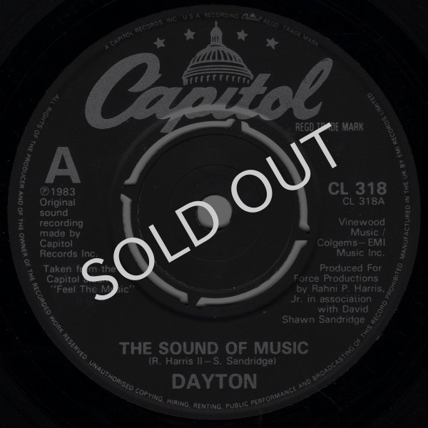 画像1: DAYTON - THE SOUND OF MUSIC / LOVE YOU ANYWAY  (1)