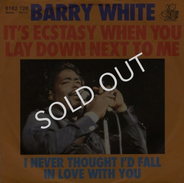 画像1: BARRY WHITE - IT'S ECSTASY WHEN YOU LAY DOWN NEXT TO ME / I NEVER THOUGHT I'D FALL IN LOVE WITH YOU  (1)
