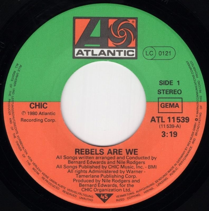 画像2: CHIC - REBELS ARE WE / OPEN UP  (2)