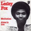 画像1: LESLEY FOX ‎- MEDITATION (MEDITACAO) / ALONE IN LOVE  (1)