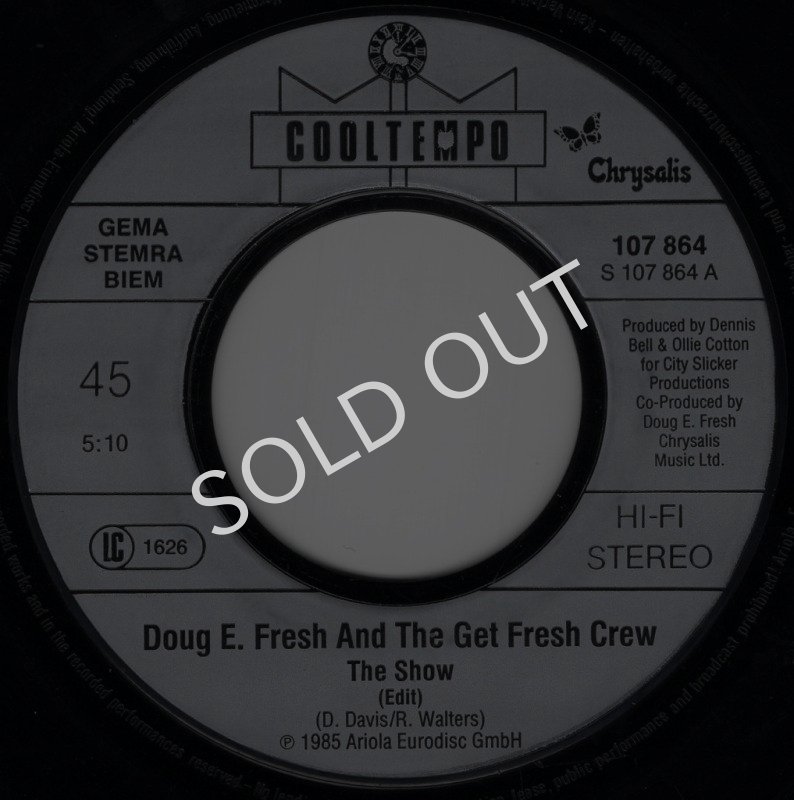 画像2: DOUG E. FRESH & THE GET FRESH CREW / DOUG E FRESH AND M.C. RICKY D - THE SHOW (EDIT) / LA-DI-DA-DI  (2)