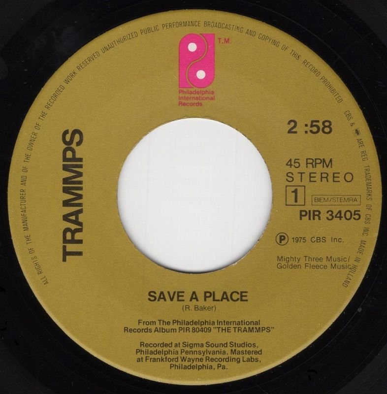 画像2: THE TRAMMPS - SAVE A PLACE / EVERY DREAM I DREAM IS YOU  (2)