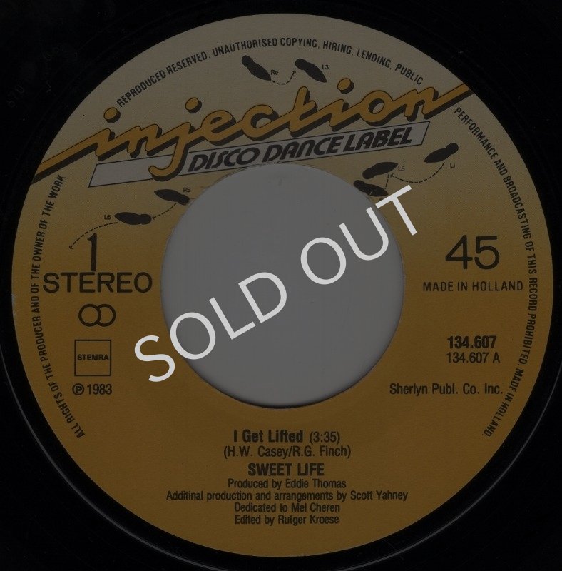 画像2: SWEET LIFE - I GET LIFTED / I GET LIFTED (INSTRUMENTAL)  (2)