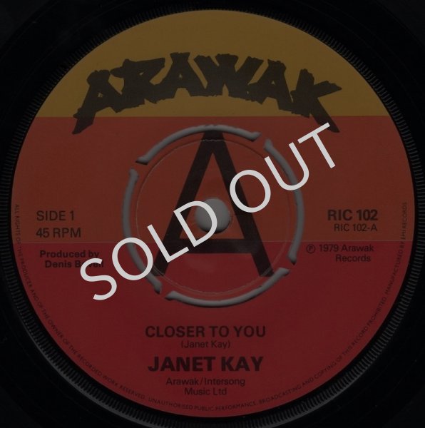 画像1: JANET KAY - CLOSER TO YOU / ROCK THE RHYTHM  (1)