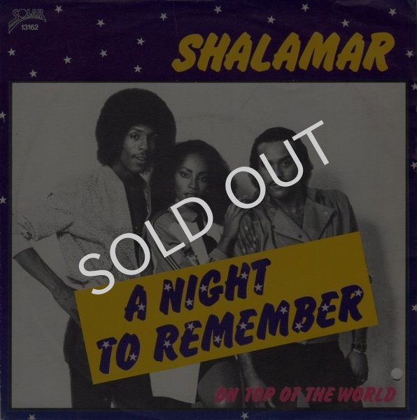 画像1: SHALAMAR - A NIGHT TO REMEMBER / ON TOP OF THE WORLD  (1)