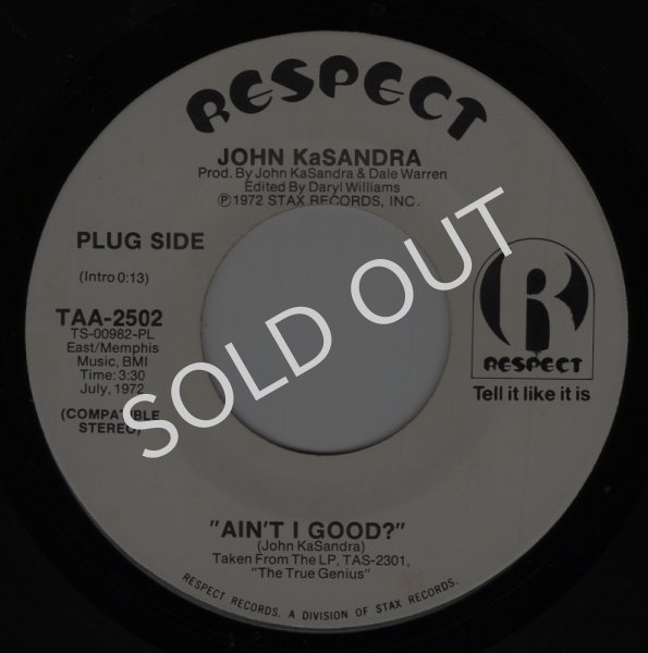 画像1: JOHN KASANDRA - AIN'T I GOOD? / DOWN HOME UPS/GOOD WHISKEY AND BAD WOMAN  (1)