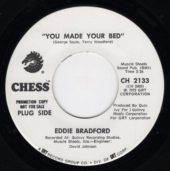 画像1: EDDIE BRADFORD - YOU MADE YOUR BED / PUSH MR. PRIDE ASIDE  (1)