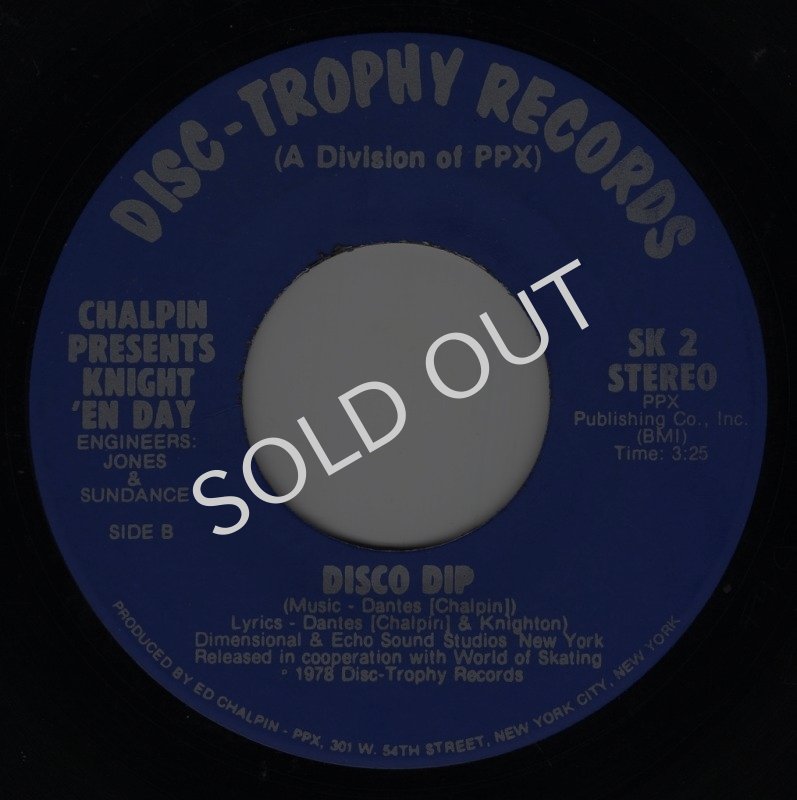 画像2: CHALPIN / CHALPIN PRESENTS KNIGHT 'EN DAY - TORNADO / DISCO DIP  (2)