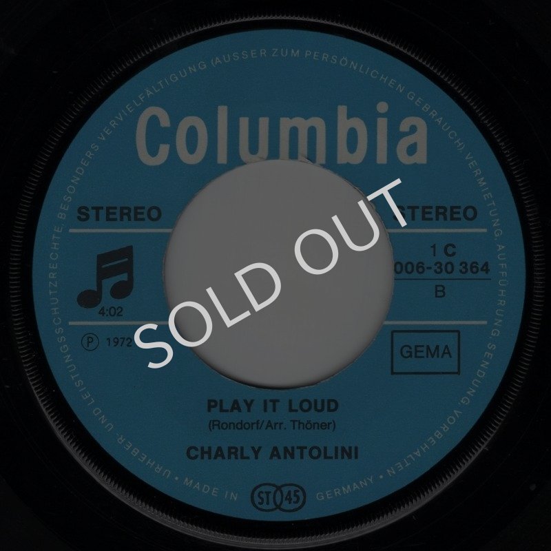画像4: CHARLY ANTOLINI ‎- UELA-UELA / PLAY IT LOUD  (4)