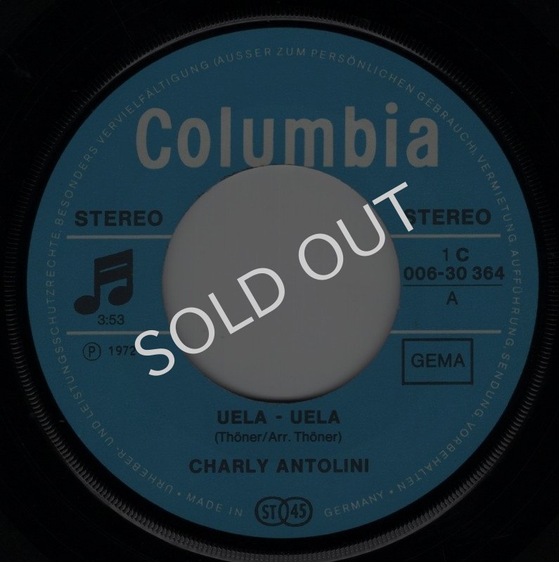 画像3: CHARLY ANTOLINI ‎- UELA-UELA / PLAY IT LOUD  (3)