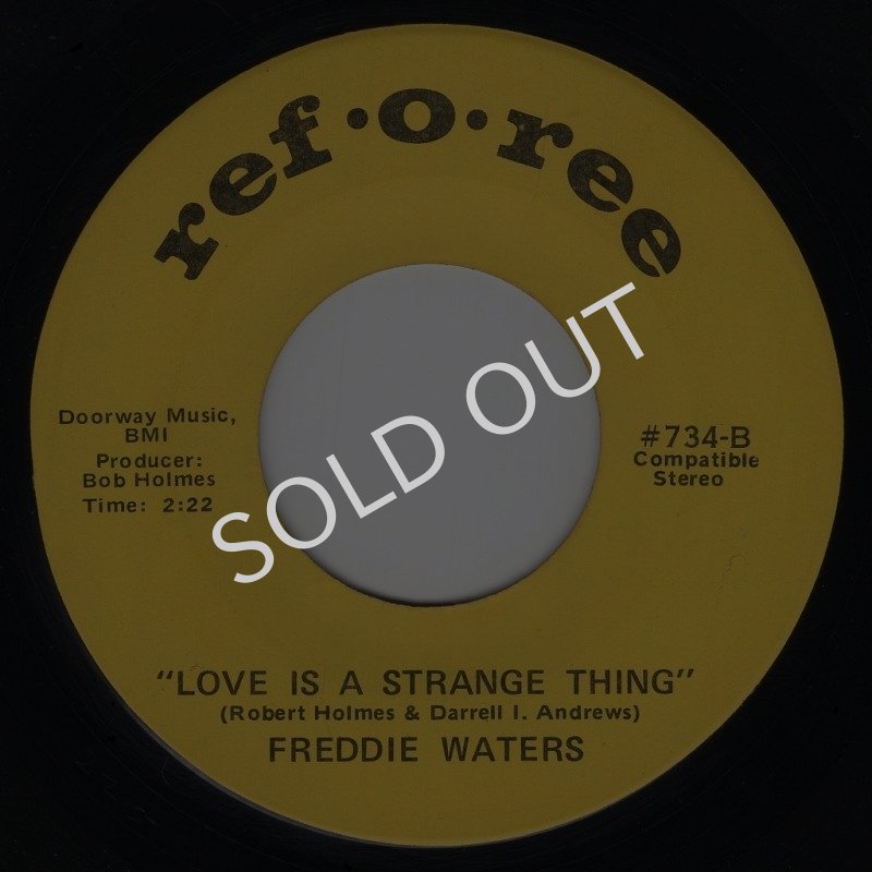 画像2: FREDDIE WATERS - NOBODY CAN LOVE ME THE WAY YOU DO / LOVE IS A STRANGE THING  (2)
