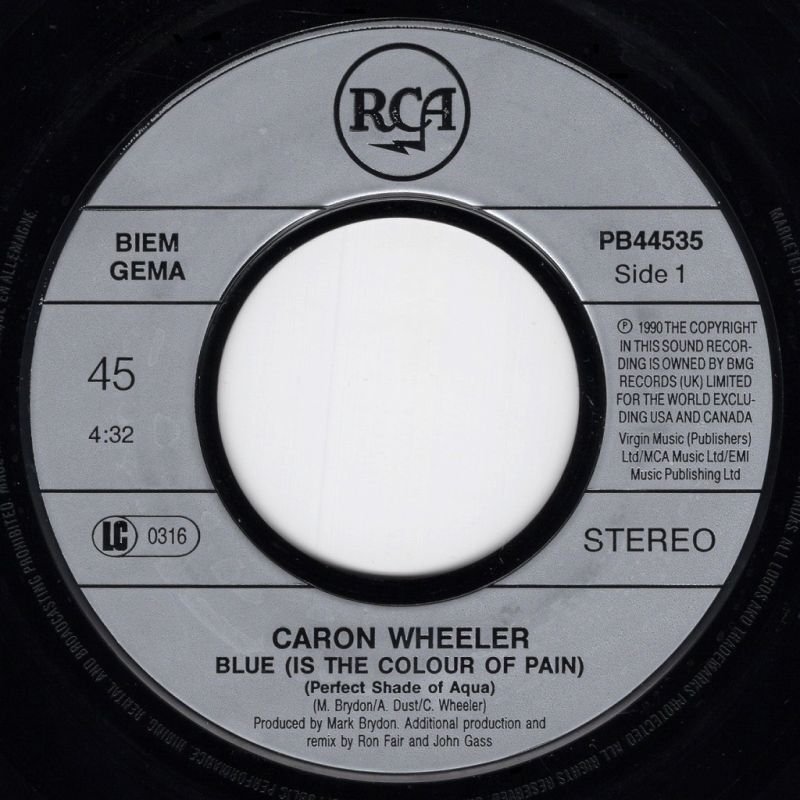 画像2: CARON WHEELER - BLUE (IS THE COLOUR OF PAIN) (PERFECT SHADE OF AQUA MIX) / JAMAICA  (2)