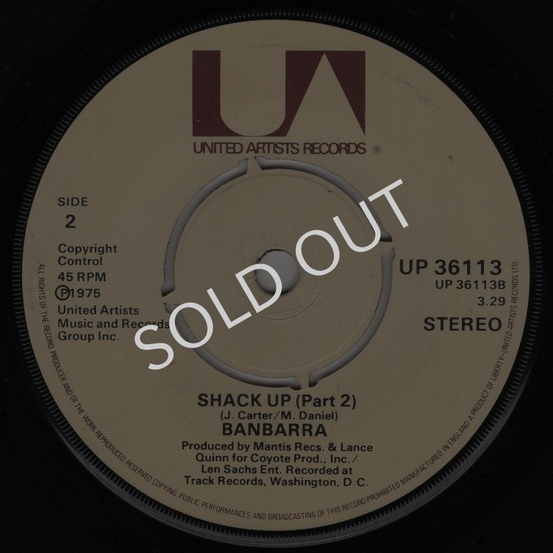 画像2: BANBARRA - SHACK UP / SHACK UP (PART 2)  (2)