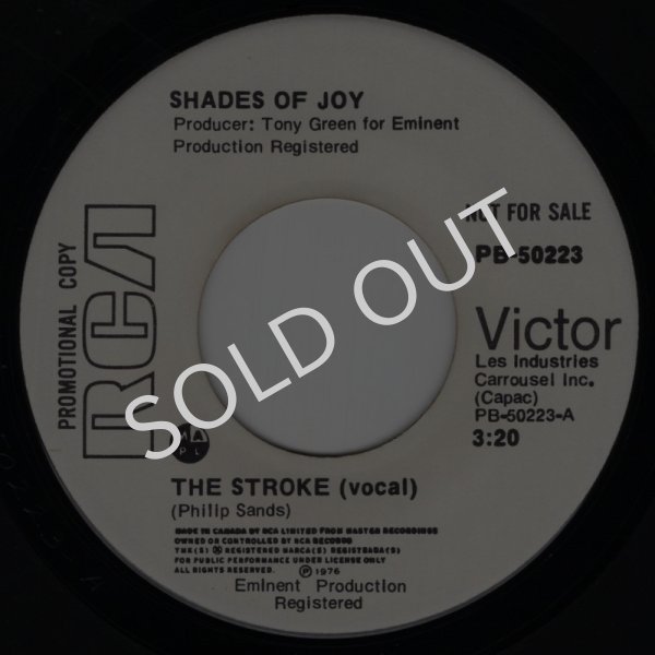 画像1: SHADES OF JOY - THE STROKE (VOCAL) / THE STROKE (INSTRUMENTAL)  (1)