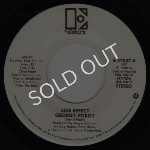 画像1: SIDE EFFECT - GEORGY PORGY (STEREO) / GEORGY PORGY (MONO)  (1)