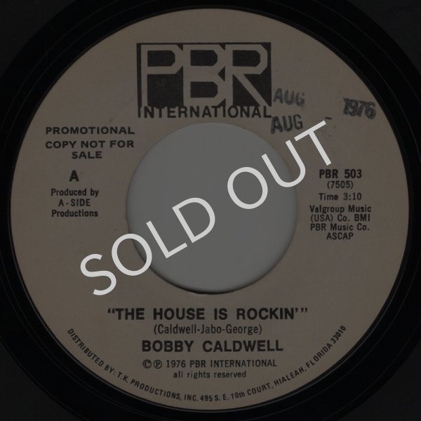 画像1: BOBBY CALDWELL - THE HOUSE IS ROCKIN' / THE HOUSE IS ROCKIN'  (1)