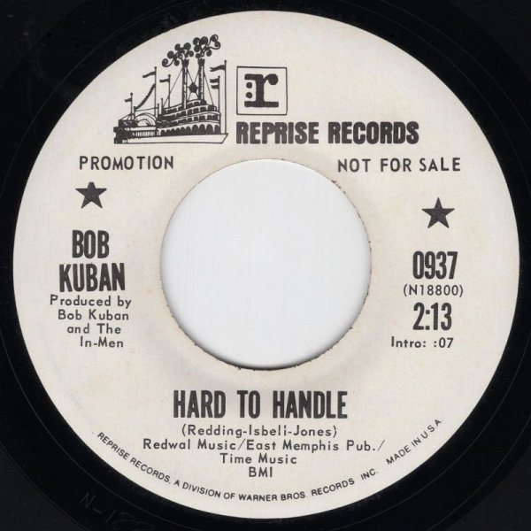 画像1: BOB KUBAN AND THE IN-MEN - HARD TO HANDLE / SOUL MAN  (1)