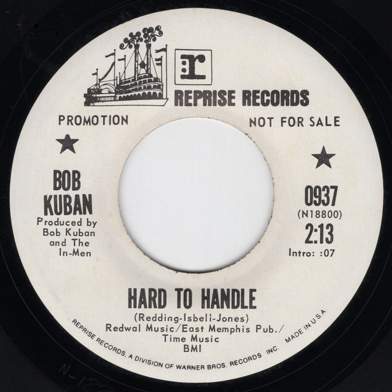 画像1: BOB KUBAN - HARD TO HANDLE / SOUL MAN  (1)