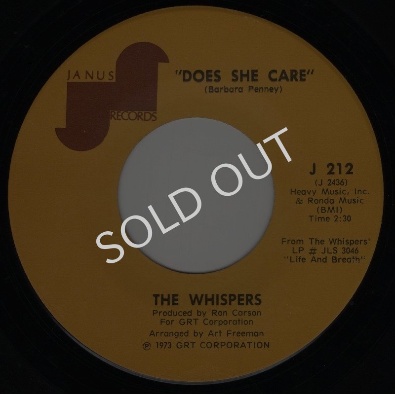 画像2: THE WHISPERS - P.O.W. - M.I.A. (PRISONERS WAR - MISSING IN ACTION) / DOSE SHE CARE  (2)