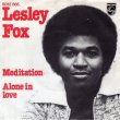 画像1: LESLEY FOX ‎- MEDITATION (MEDITACAO) / ALONE IN LOVE  (1)