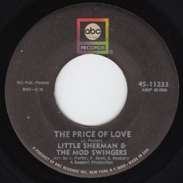 画像1: LITTLE SHERMAN & THE MOD SWINGERS / SOUL INVADERS - THE PRICE OF LOVE / THE PRICE OF LOVE  (1)