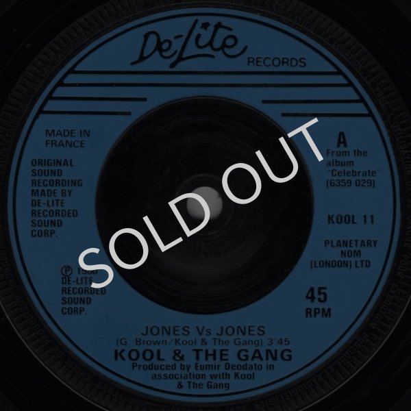 画像1: KOOL & THE GANG - JONES VS JONES / SUMMER MADNESS (LIVE)  (1)
