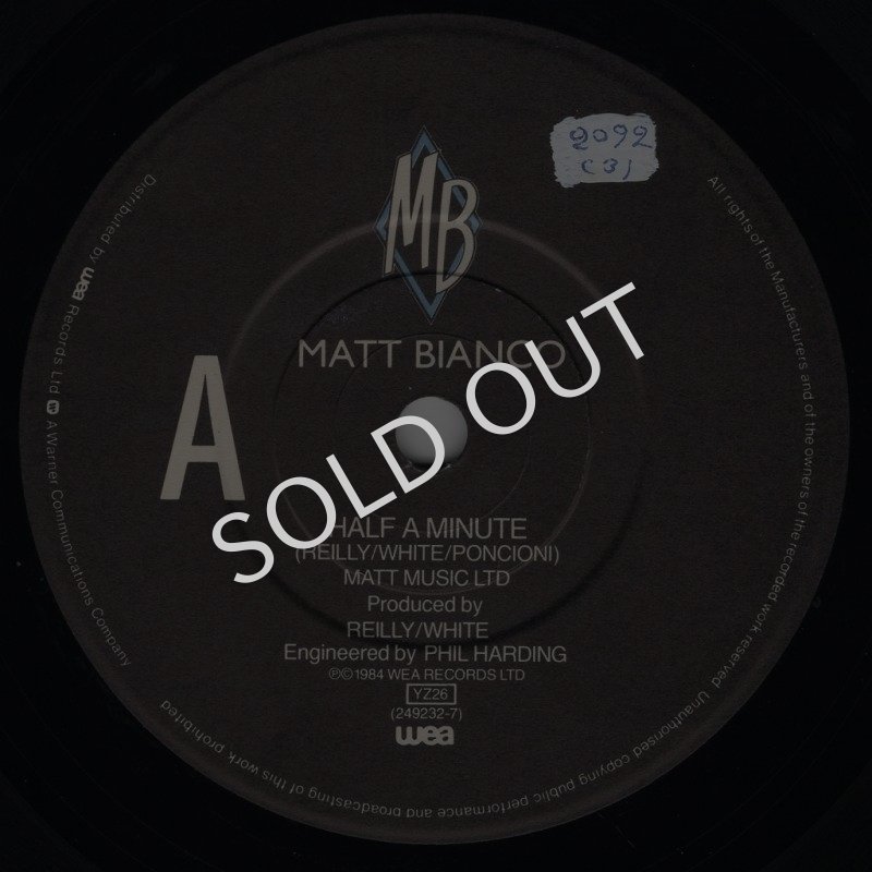 画像2: MATT BIANCO - HALF A MINUTE / MATT'S MOOD II  (2)